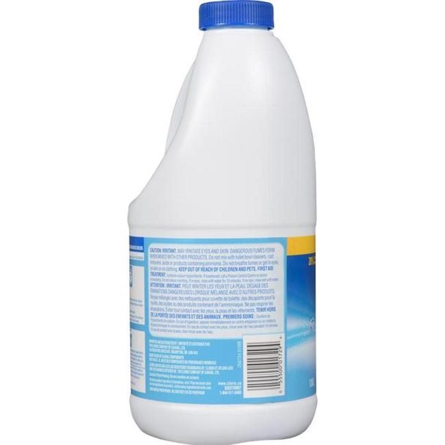 Clorox Splash Less Original Concentrated Bleach Liquid, 1.18 L -- 6 Per Case