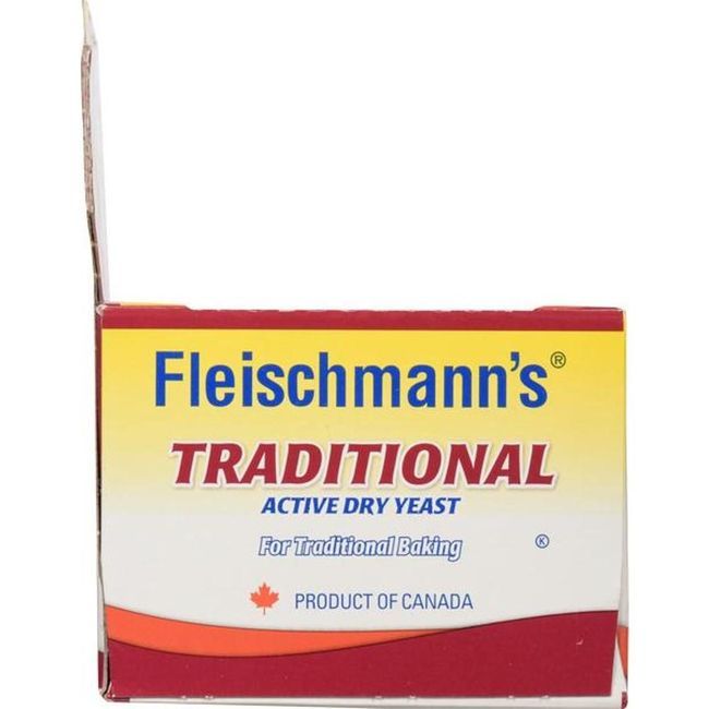 Fleischmann's 8 G De Bandes De Levure Sèche Active Traditionnelle, 3 Unités -- 40 Par Boîte
