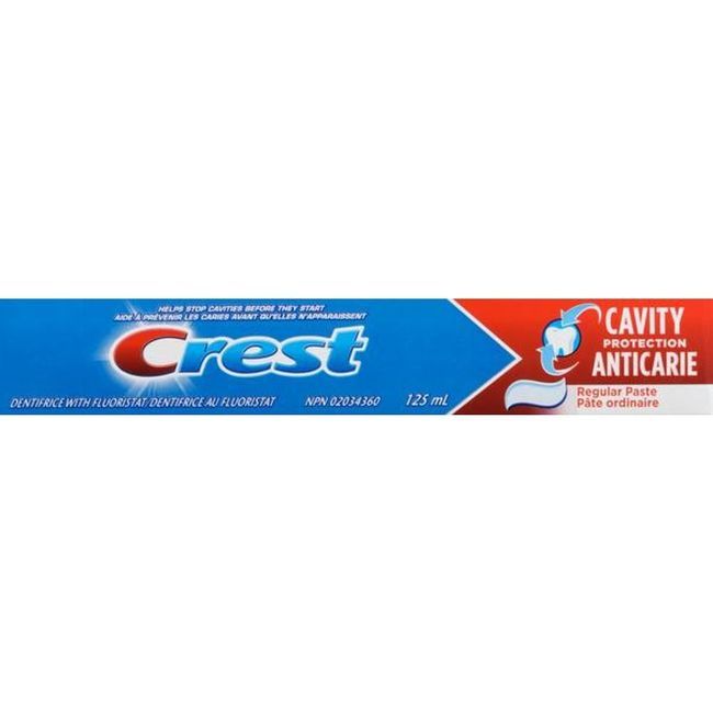 Crest Cavity Protection Regular Toothpaste, 125 Ml -- 24 Per Case