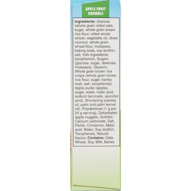 Quaker Chewy Apple Fruit Crumble Granola Bar, 120 G -- 12 Per Case