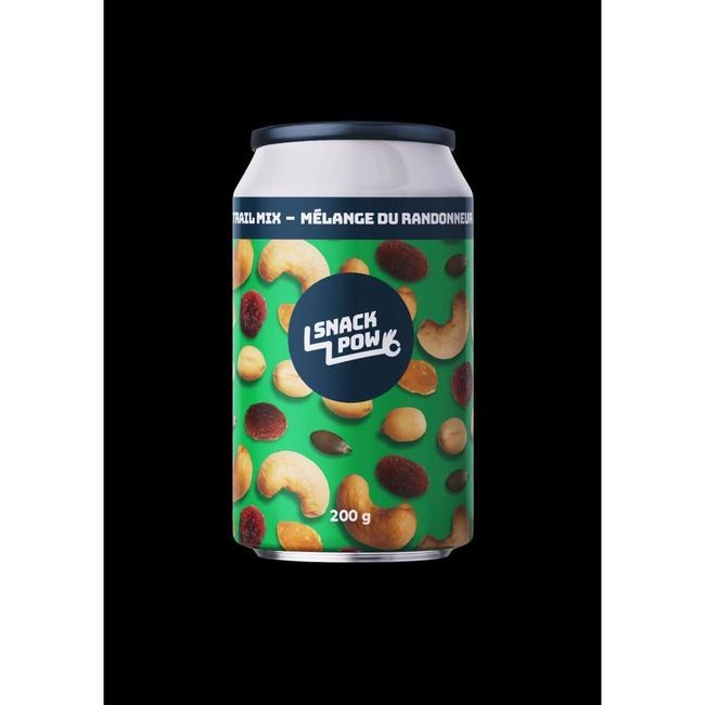 Snack Pow Mélange Montagnard, 200 G -- 6 Par Boîte