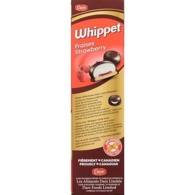 Whippet Cookie Strawberry Cookie, 285 G -- 12 Per Case