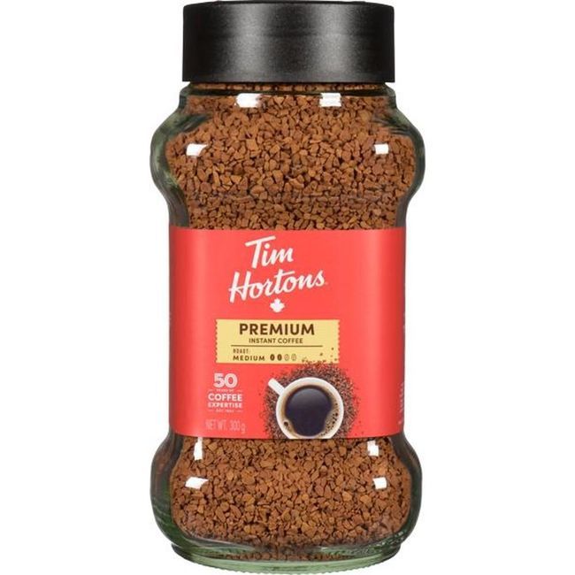 Tim Hortons Instant Medium Roast Coffee, 300 G -- 6 Per Case