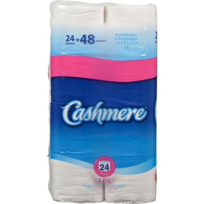 Cashmere Bathroom Tissue Double Roll, 24 Count -- 2 Per Case