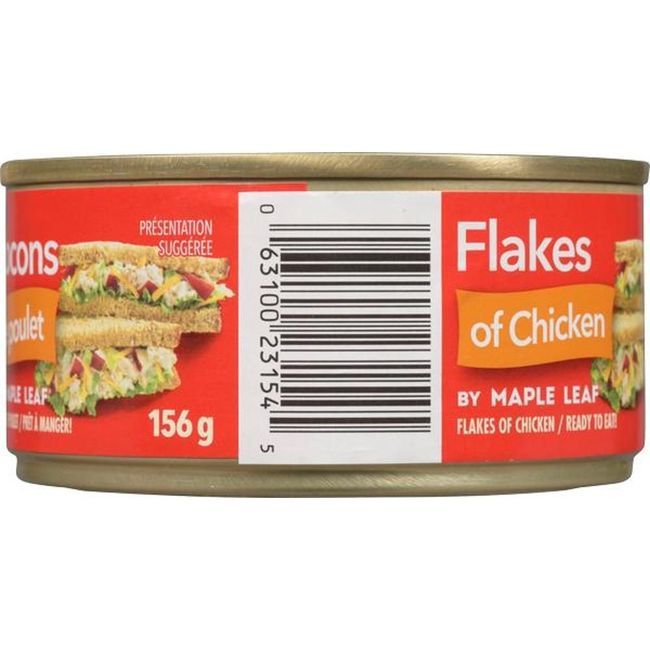 Maple Leaf Flocons De Poulet, 156 G -- 24 Par Boîte