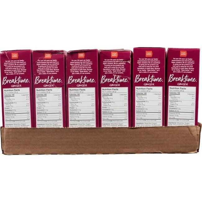 Dare Biscuits Au Gingembre Breaktime, 250 G -- 12 Par Boîte