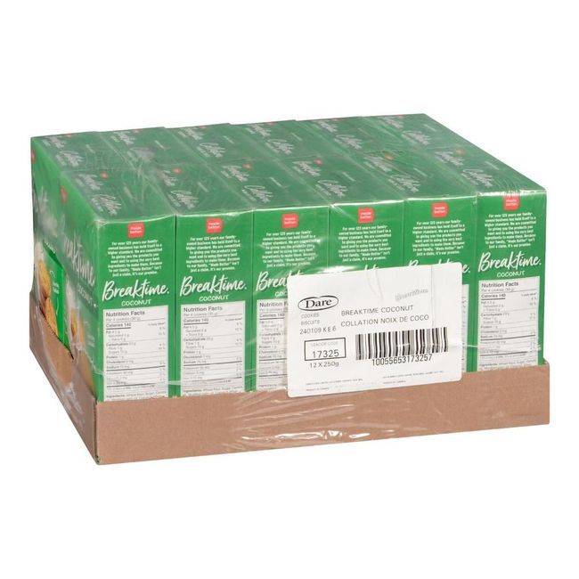 Dare Coconut Cookies, 250 G -- 12 Per Case