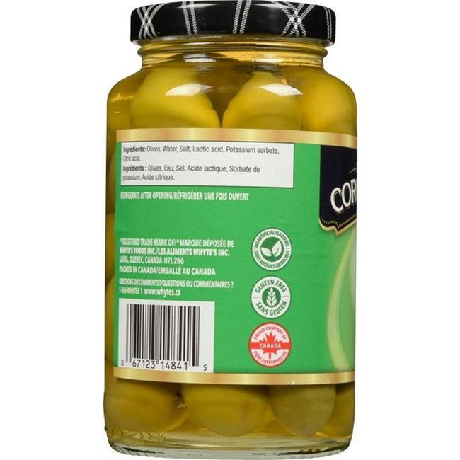 Coronation Green Queen Olives, 375 Ml -- 12 Per Case