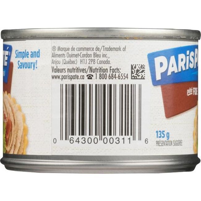 Paris Pate Regular Liver, 135 G -- 24 Per Case