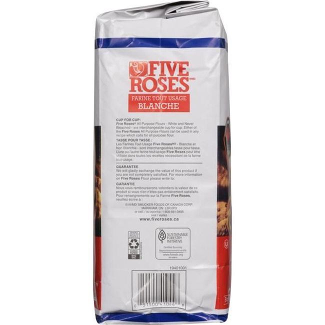 Five Roses White All Purpose Flour, 5 Kg -- 5 Per Case
