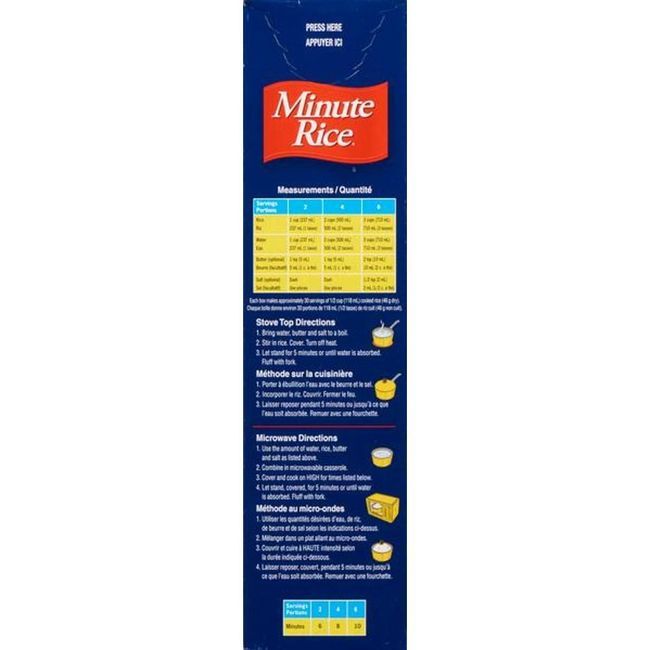 Minute Instant Rice, 1.4 Kg -- 12 Per Case