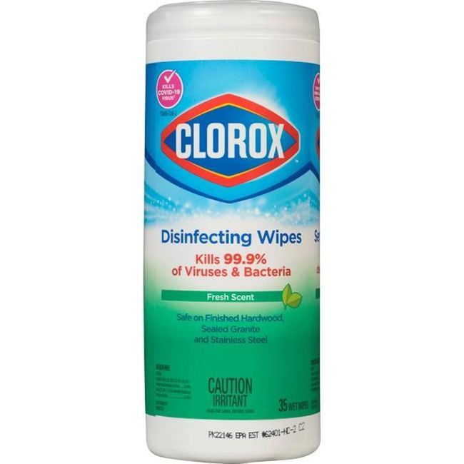 Clorox Fresh Scent Disinfecting Wipes, 35 Count -- 12 Per Case