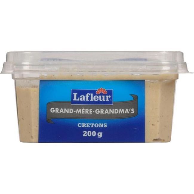 Lafleur Pork Grandmas Cretons, 200 G -- 10 Per Case