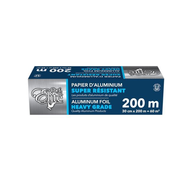 Chef Elite Heavy Grade 14mic Aluminum Foil, 30 Cm X 200 M