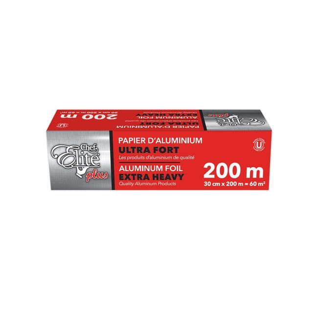 Chef Elite Plus Extra Heavy 17mic Aluminum Foil, 30 Cm X 200 M