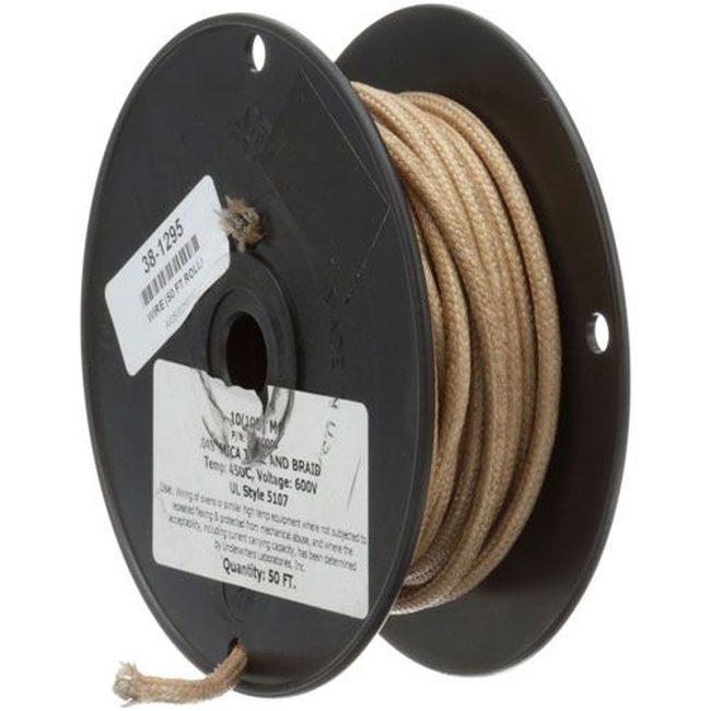 Allpoints All381295 Fil Haute Température Beige Calibre 10, Rouleau De 50 Pieds