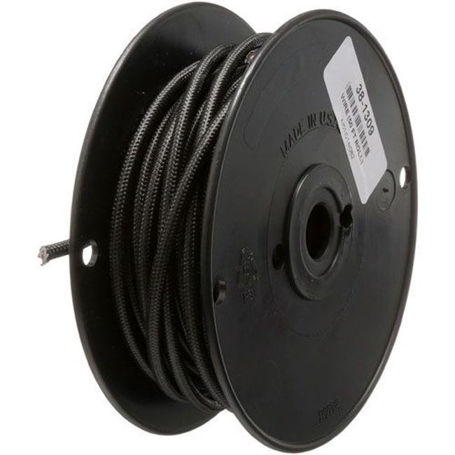 Allpoints All381309 Fil Noir Haute Température De Calibre 10, Rouleau De 50 Pieds