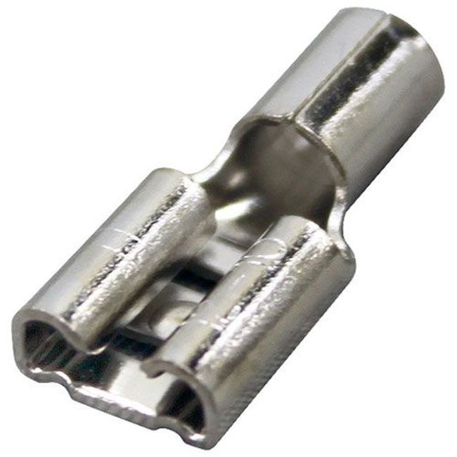 Allpoints All851013 Borne De Déconnexion De Fil Femelle Nickelée De Calibre 10-12, 100 Unités