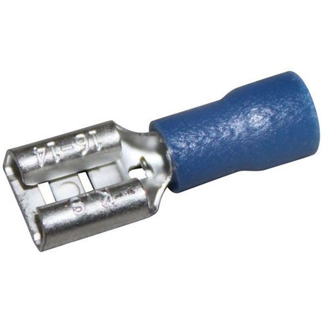Allpoints All851032 Borne De Déconnexion De Fil Plat Femelle De Calibre 14–18, 100 Unités
