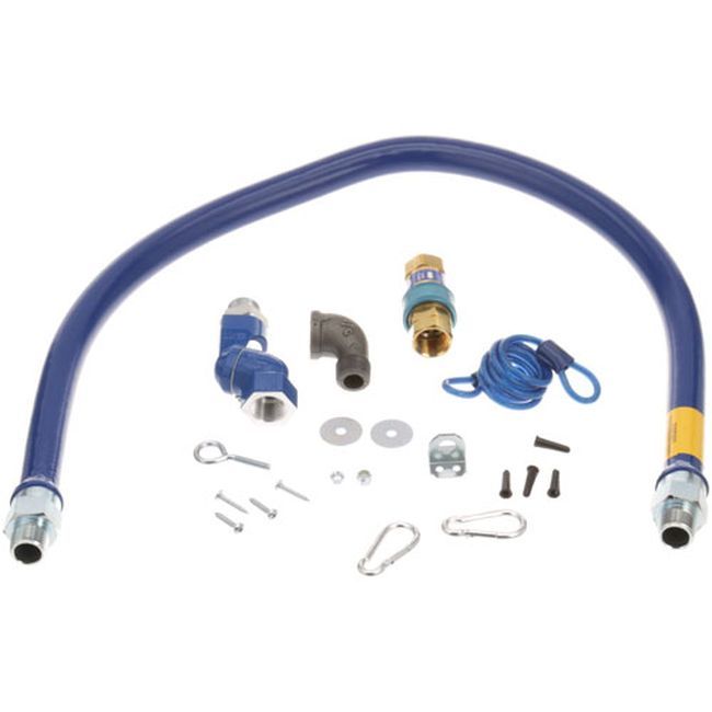 Dormont Dor1675bpqsr48 Kit De Connecteur De Tuyau De Gaz Bleu Npt 3/4 Po, 48 Po