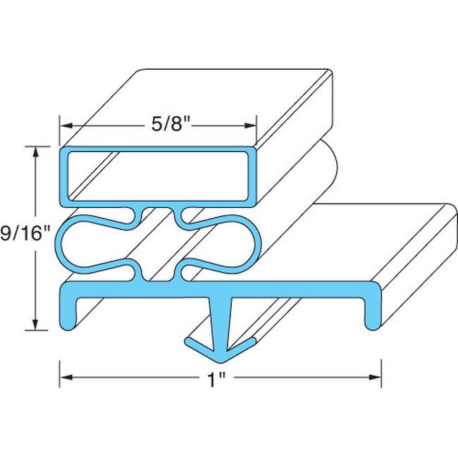 Southern Pride Stp1003 Joint De Porte, 22 3/4 X 60 1/4 Po
