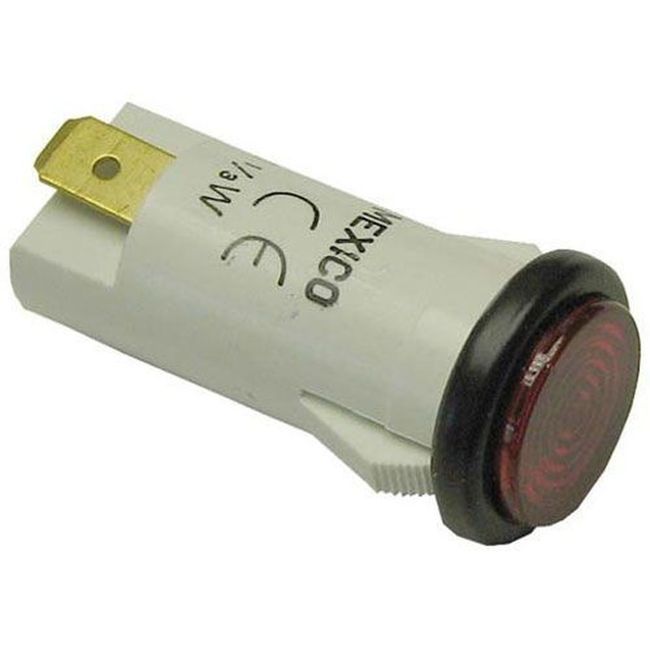 Feu De Signalisation Rouge 125 V Pour Trou De 1/2 Pouce Pour Delfield, Numéro De Pièce 2194190