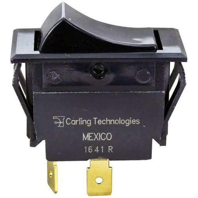 Spst Terminals On/off Rocker Switch Fits 7/8 X 1 1/2 Inch Hole For Jackson Part Number 05930-301-46-00