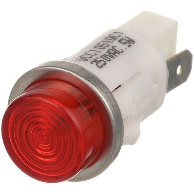 Feu De Signalisation Rouge 250 V Compatible Avec Un Trou De 1/2 Pouce Pour Market Forge, Référence 97-6271