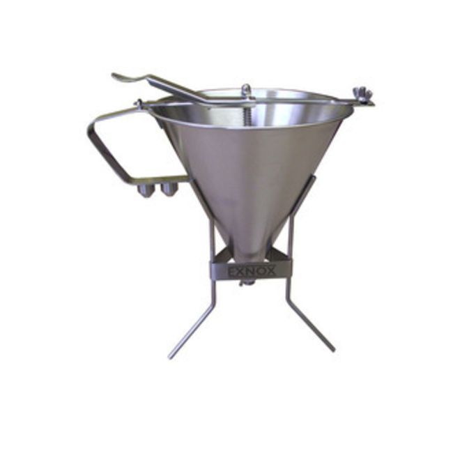 Louis Tellier Stainless Steel Automatic Piston Funnel 14.9 X 9.4 X 6.5 In