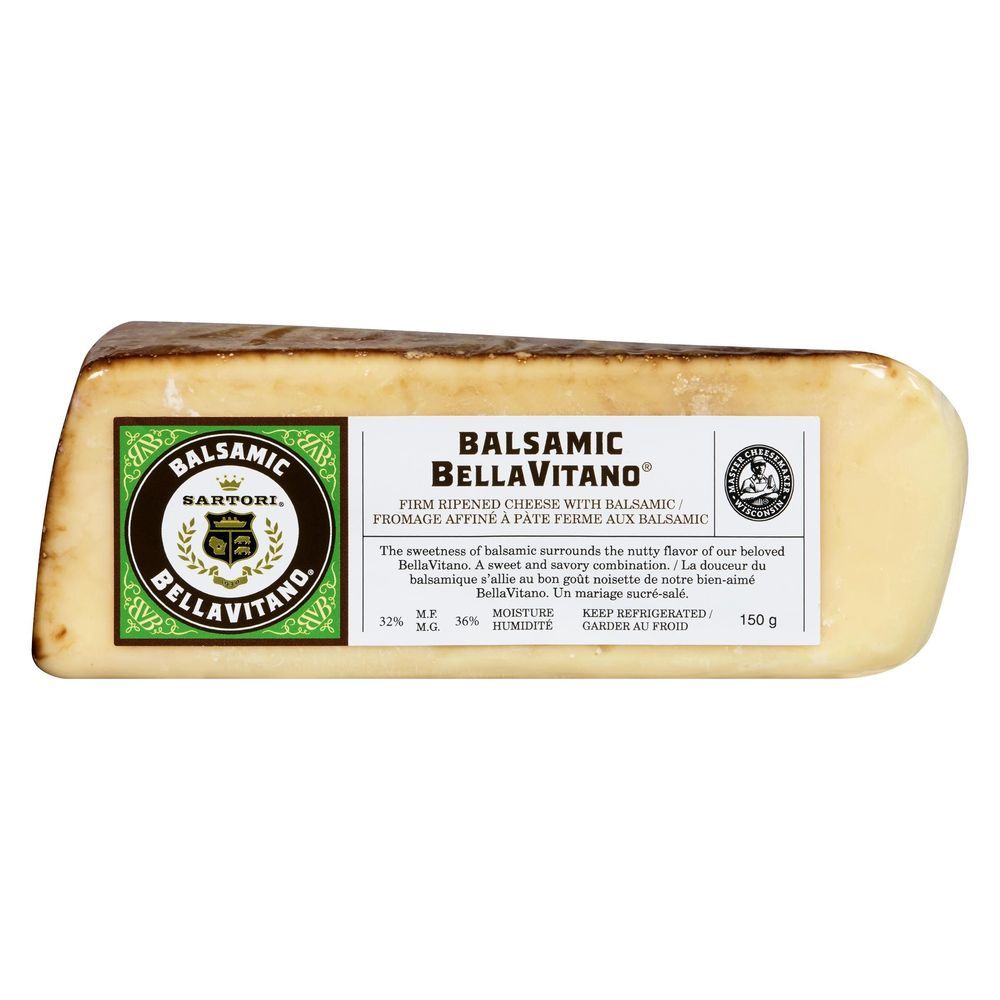 Sartori Balsamic Bellavitano Cheese Wedge, 150 G -- 12 Per Case