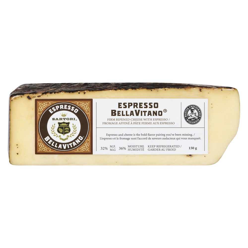 Sartori Espresso Bellavitano Cheese Wedge, 150 G -- 12 Per Case