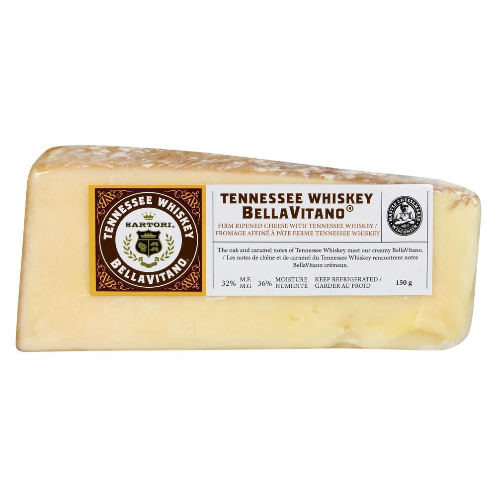 Sartori Tennessee Whiskey Bellavitano Cheese Wedge, 150 G -- 12 Per Case