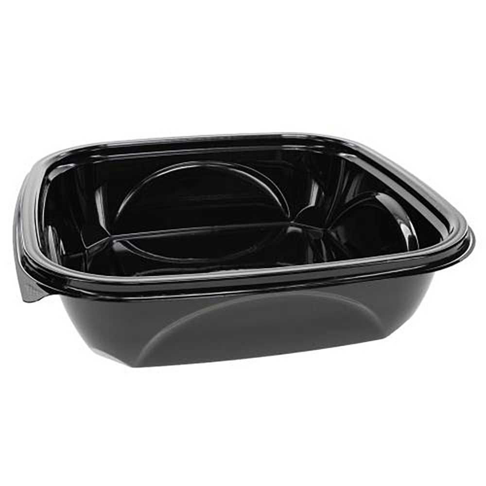 Pactiv Bol En Pet Noir Earthchoice 9 X 9 Po, Capacité De 48 Oz -- 150 Par Boîte