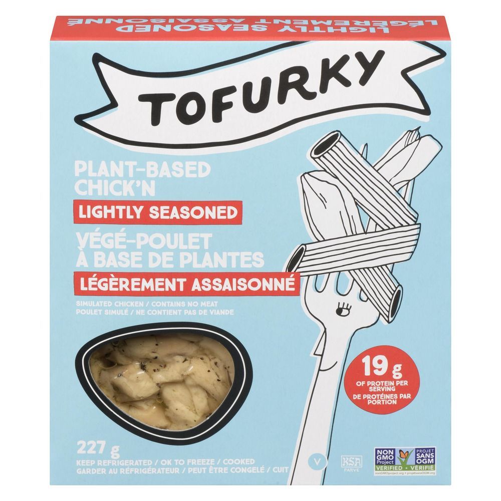 Tofurky Poulet Légèrement Assaisonné, 227 G -- 5 Par Boîte