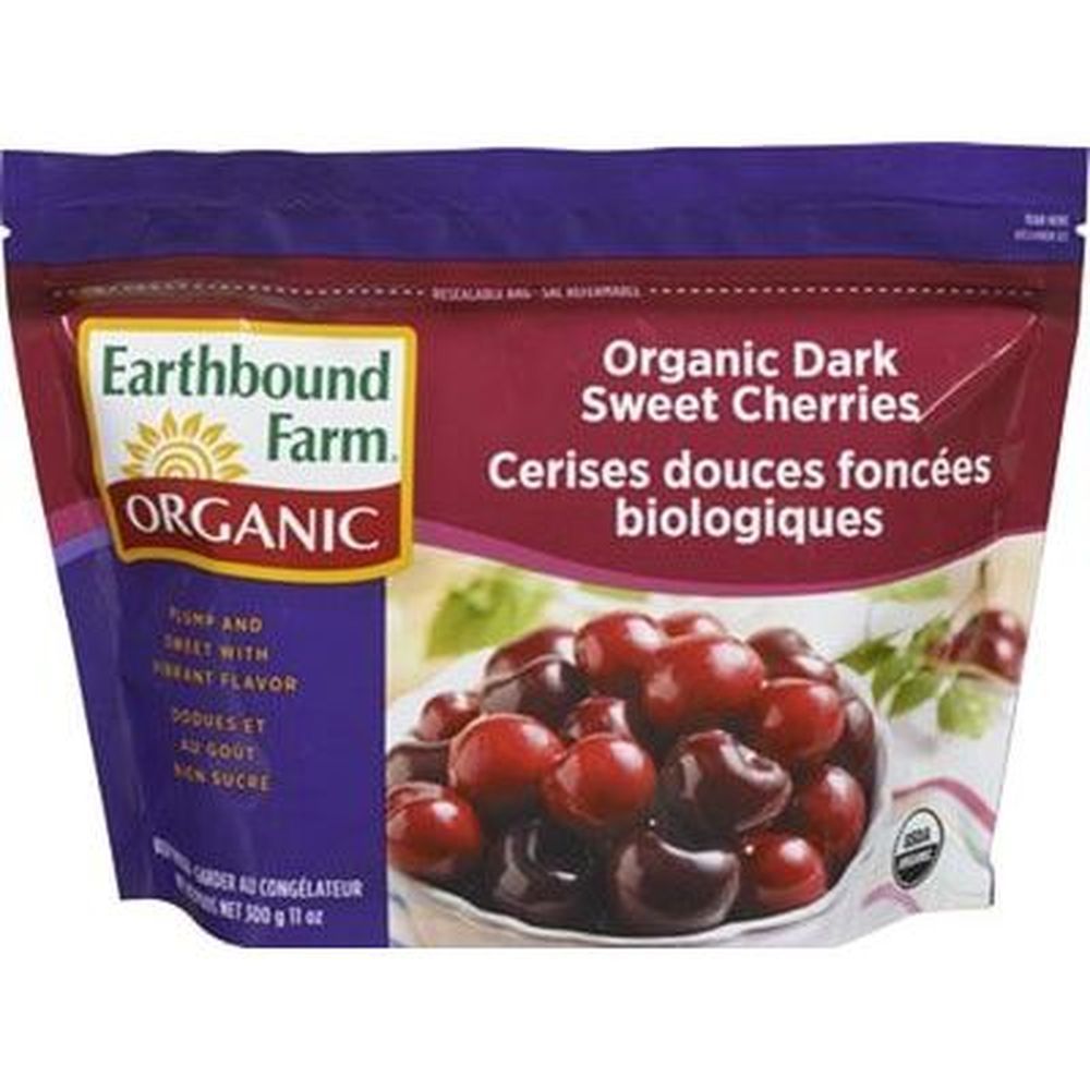 Earthbound Farm Organic Cerises Noires Douces, 300 G -- 12 Par Boîte