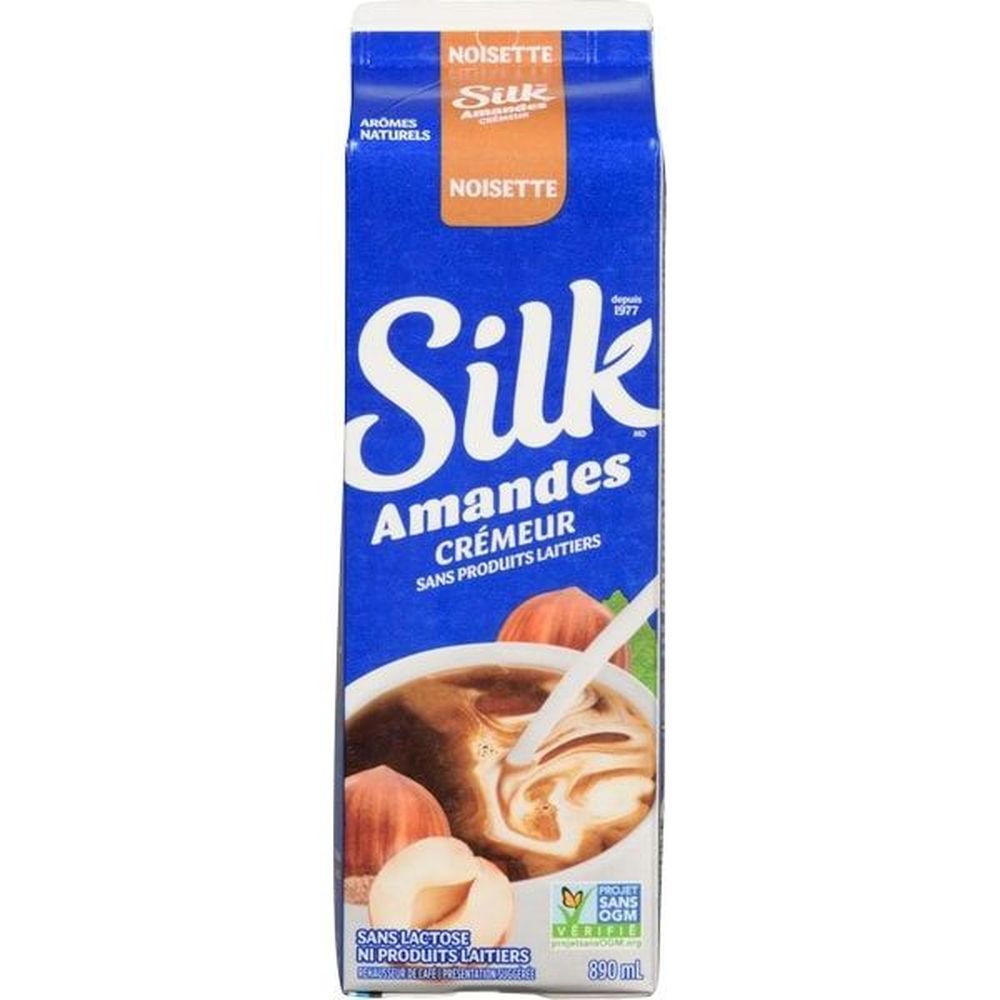 Silk Dairy-free Hazelnut And Almond Flavoured Coffee Creamer, 890 Ml -- 12 Per Case