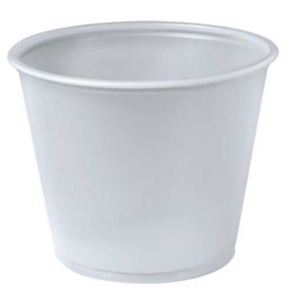 Dart Solo Hips Translucent Plastic Portion Container, 5.5 Oz Capacity -- 250 Per Case