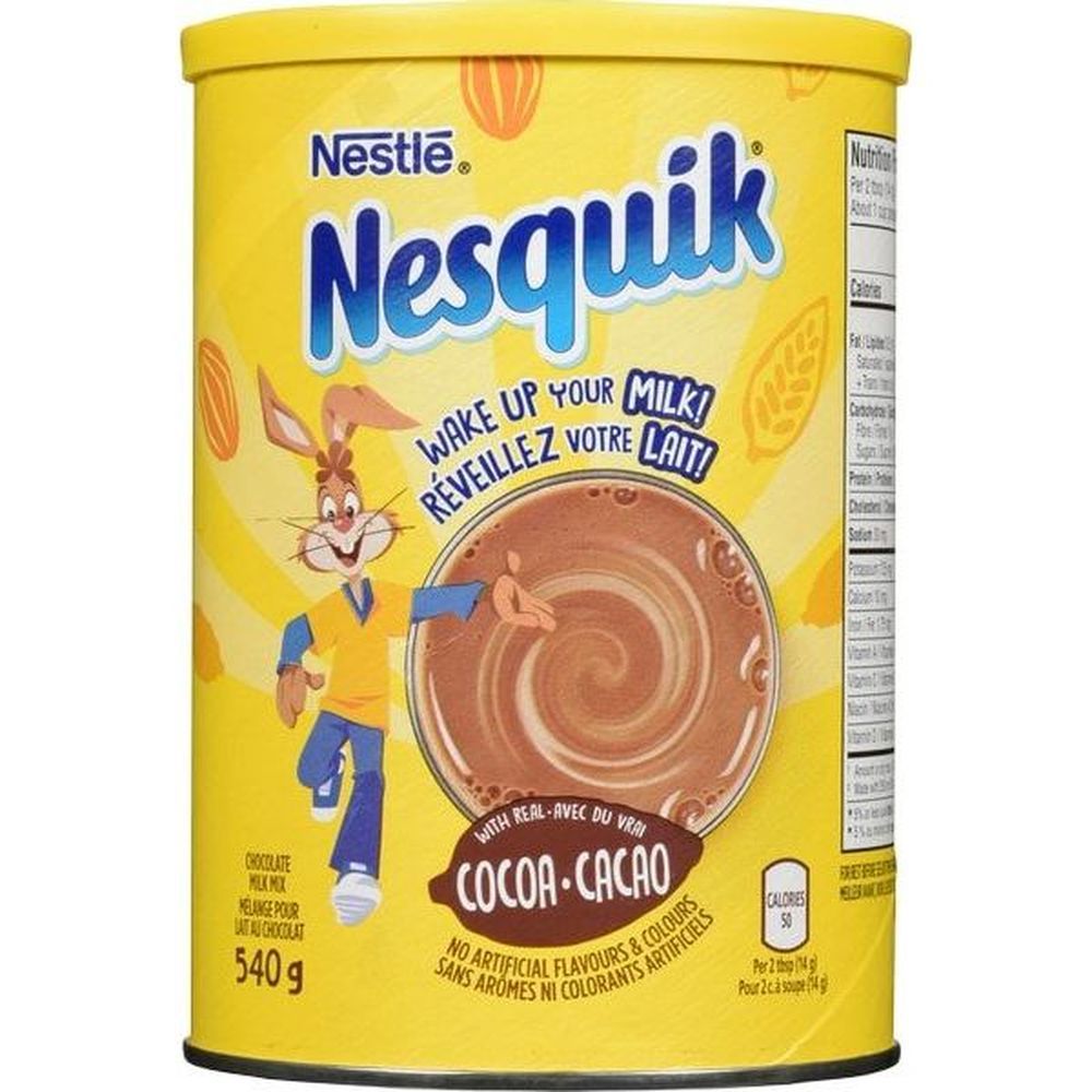 Nesquik 1/3 Less Sugar Hot Chocolate Milk Mix, 540 G -- 12 Per Case