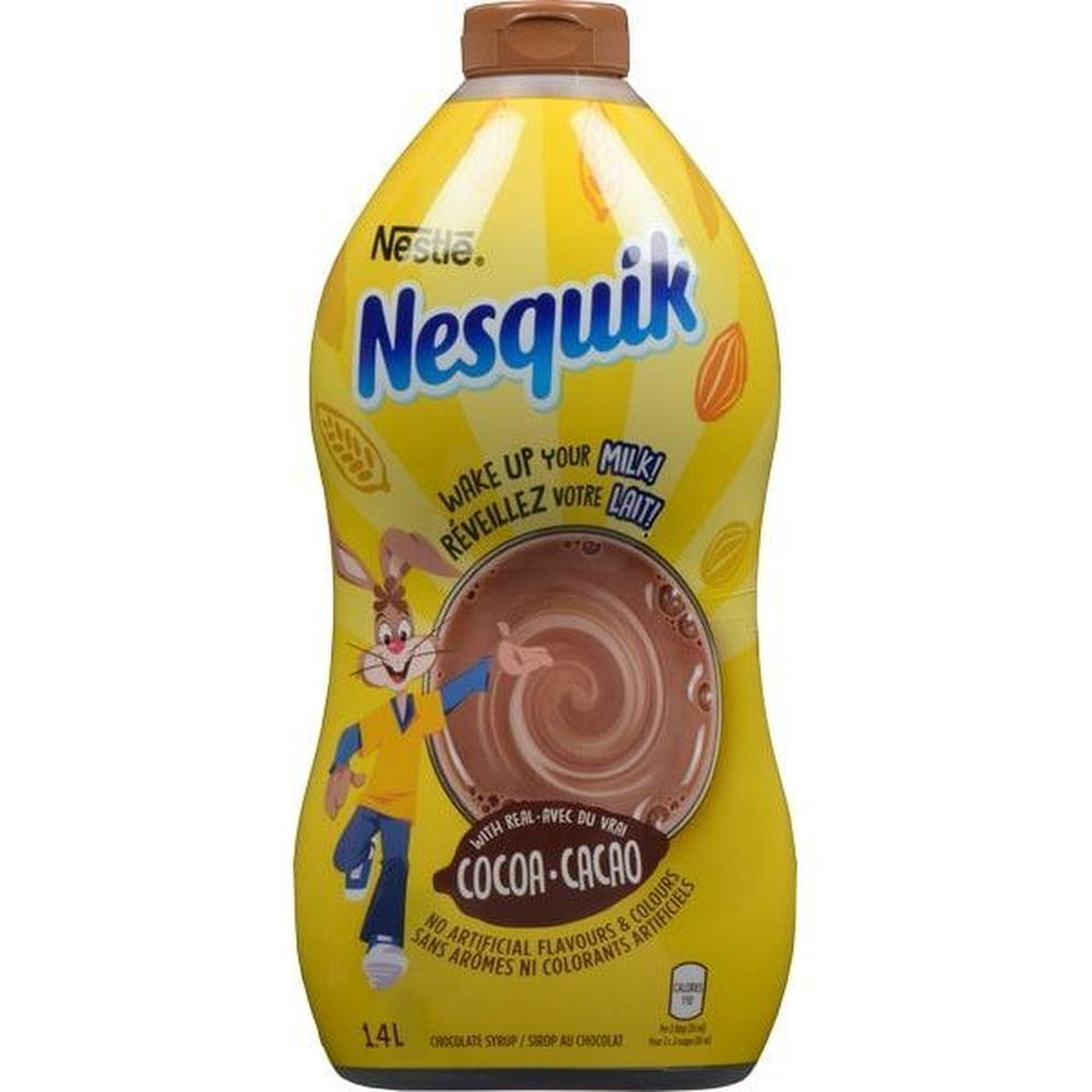 Nesquik Enriched Iron Hot Chocolate Syrup, 500 Ml -- 6 Per Case