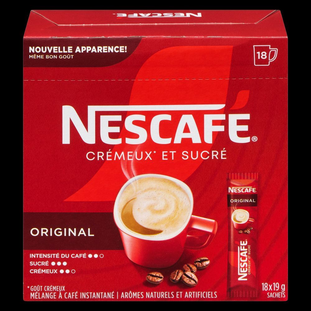 Nescafe Mélange De Crème À Café Au Sucre Original, 19,5 G -- 108 Par Boîte