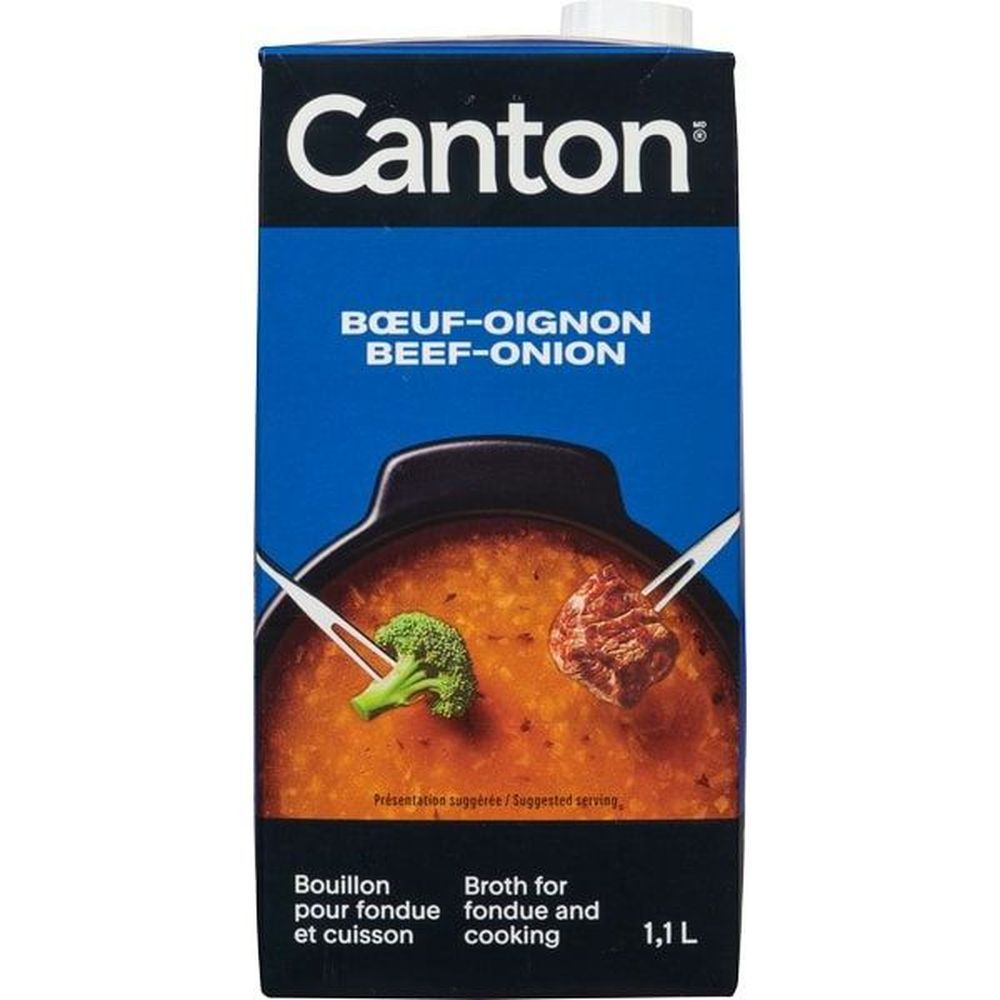 Canton Beef Onion Fondue Broth, 1.1 L -- 12 Per Case