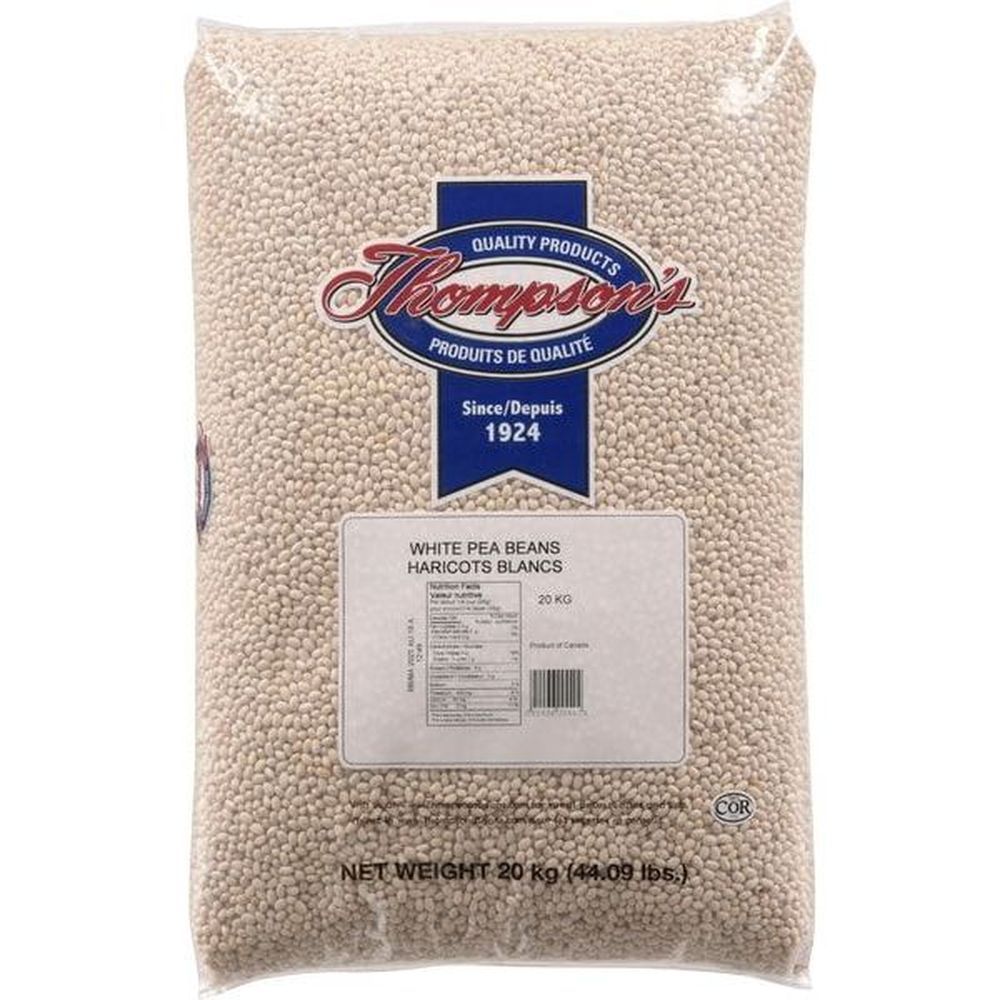 Thompson's White Pea Beans, 20 Kg