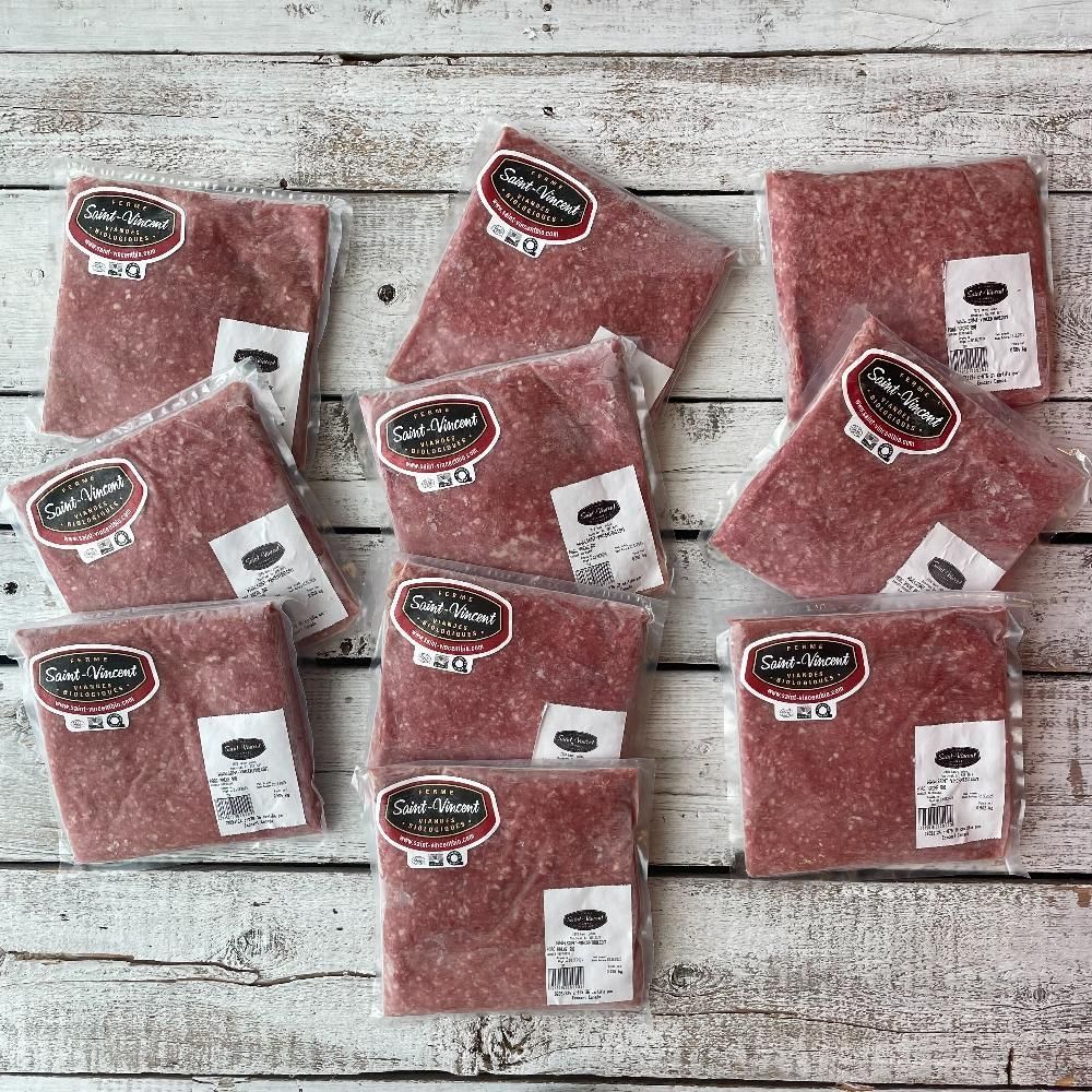 Saint Vincent Organic Lean Minced Pork, 500 G - 10 Per Case