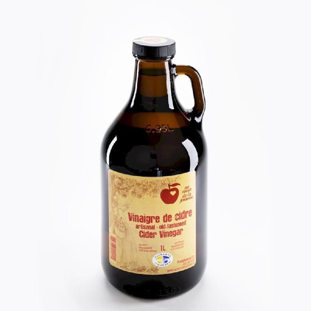Au Coeur De La Pomme Old Fashioned Apple Cider Vinegar, 1 L - 12 Per Case