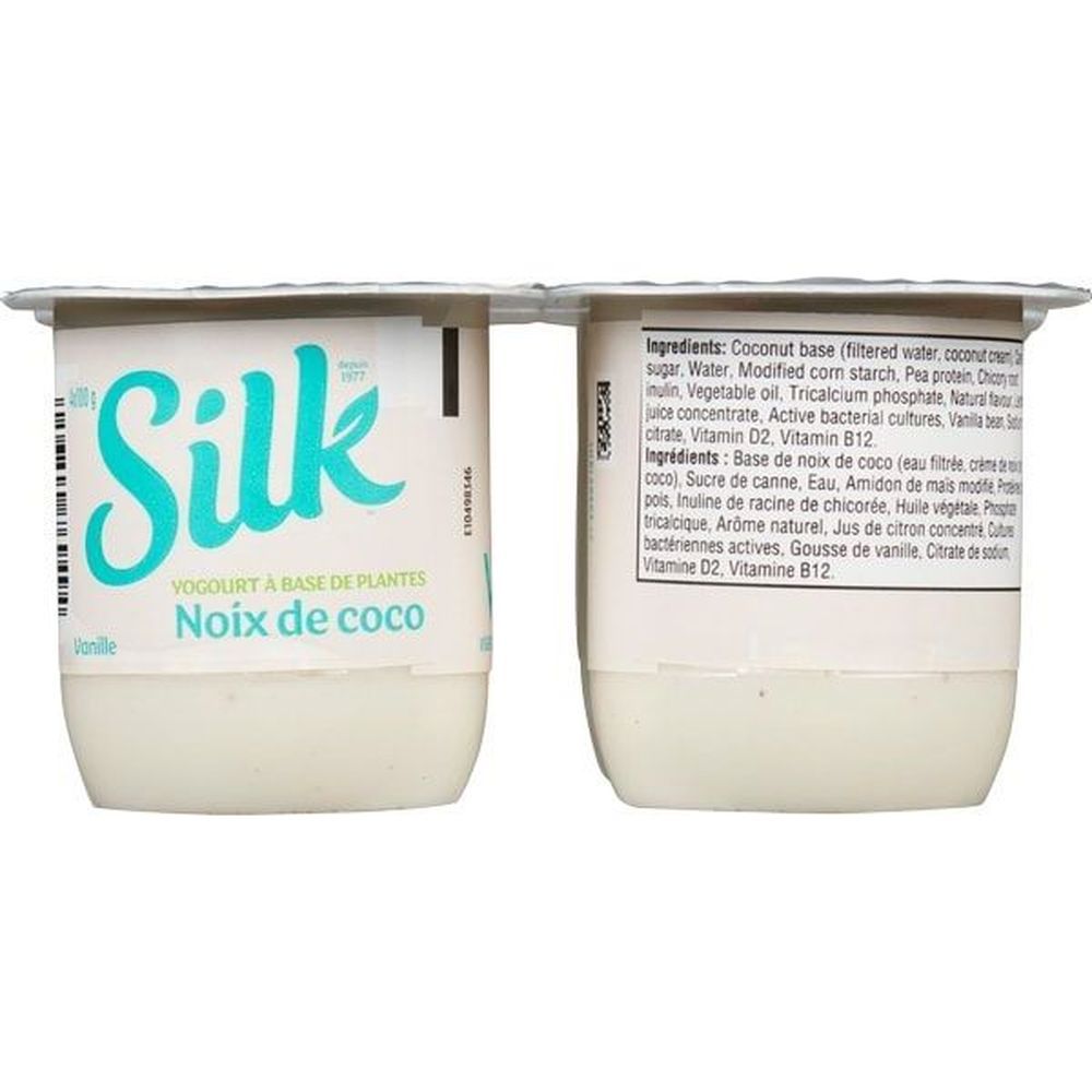 Silk 100 G Plant Based Coconut Vanilla Yogurt, 4 Count -- 6 Per Case