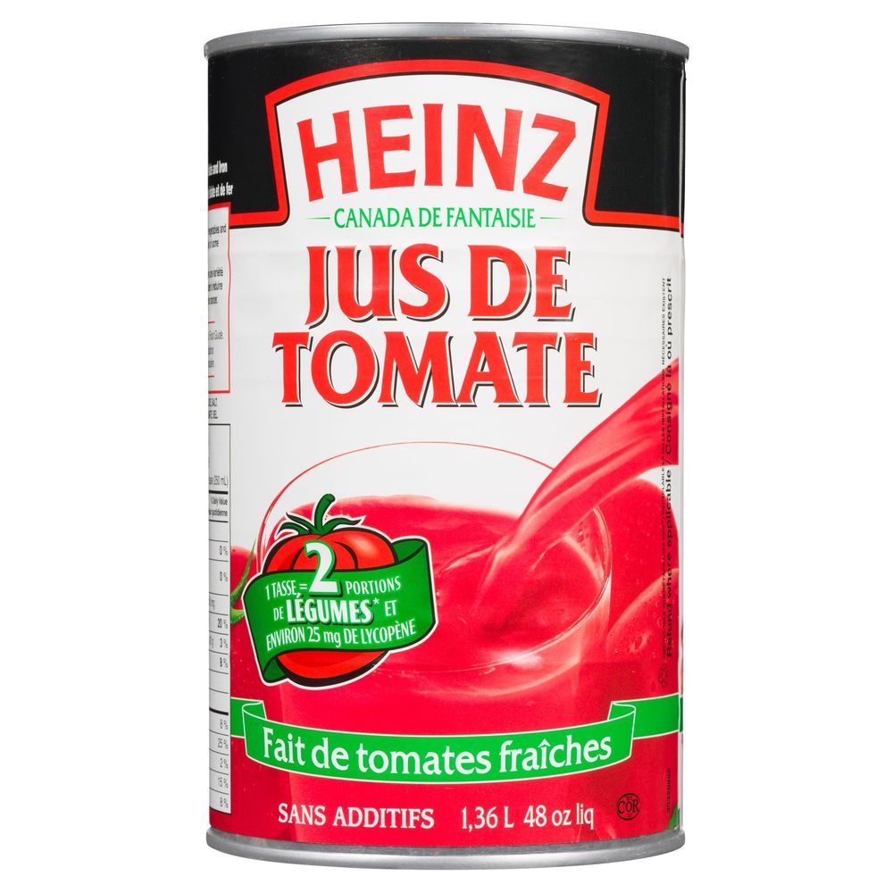 Heinz Instant Tomato Juice, 1.36 L -- 12 Per Case