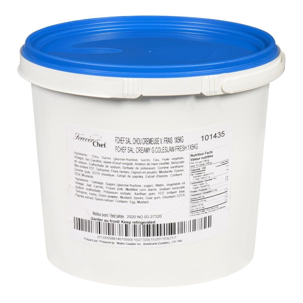 Forever Chef Green Creamy Coleslaw, 5 Kg