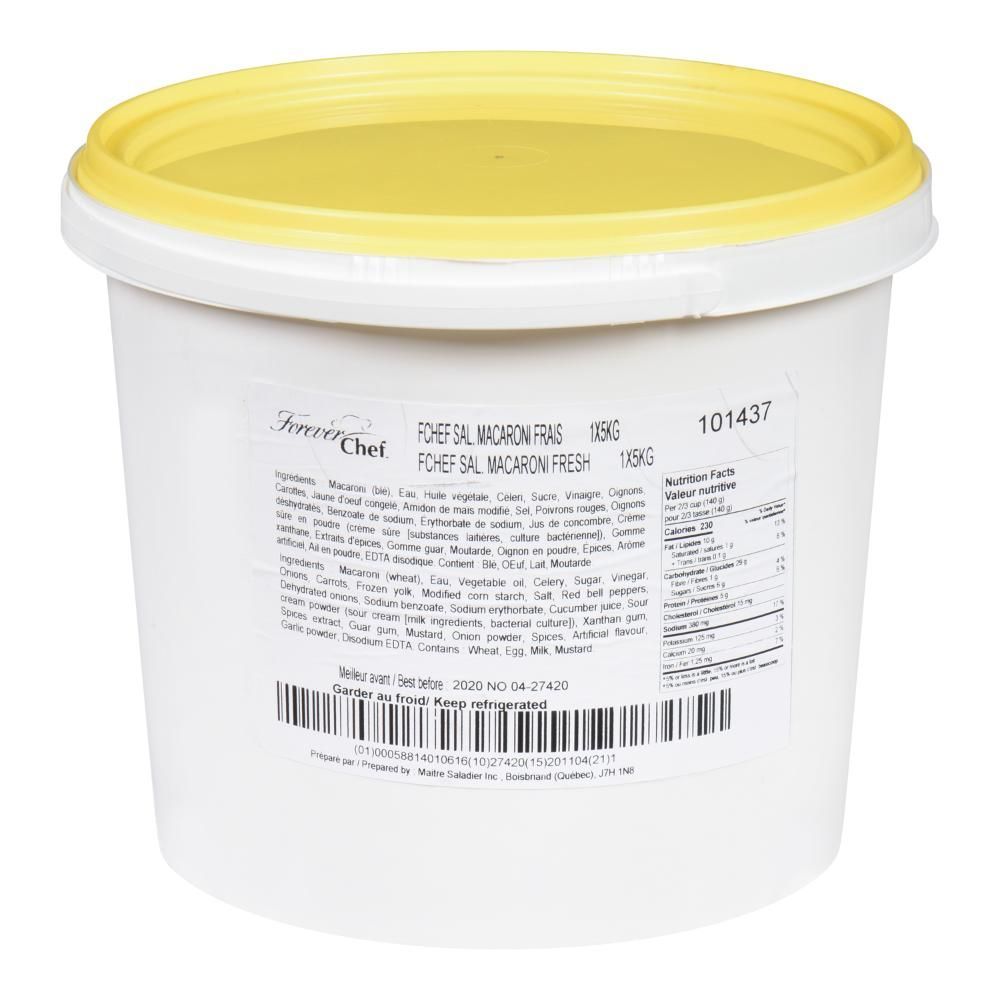 Forever Chef Salade De Macaronis Frais, 5 Kg