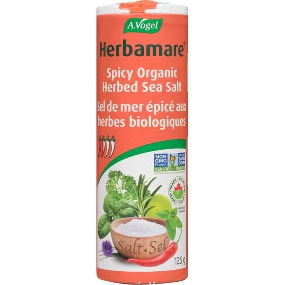 A.vogel Sel De Mer Épicé Aux Herbes Biologiques Herbamare, 125 G -- 12 Par Boîte