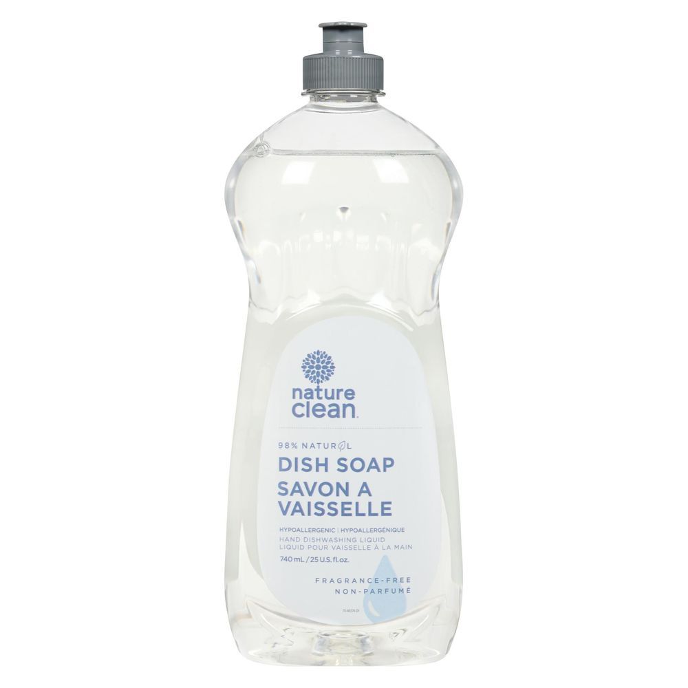 Nature Clean Unscented Dish Liquid, 740 Ml -- 6 Per Case